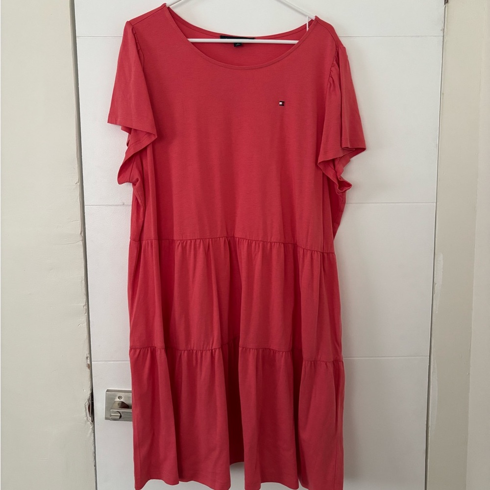 Tommy Hilfiger Pink Midi Dress